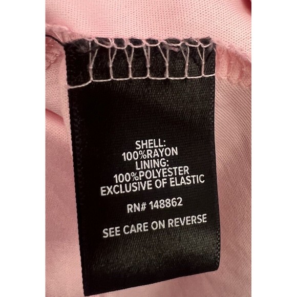 Torrid Dress Women's 1/1X Pink Tie-Dye Mini Gauze Lined Pockets Smock Stretch - Picture 14 of 14